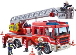 PLAYMOBIL CAMION DE POMPIERS AVEC ECHELLE PIVOTANTE #9463